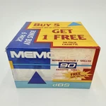80S/90S Style Memorex Dbs Cassette Tapes 6-PACK New Sealed Bonus Buy Type I. Fixed Price $24.99.