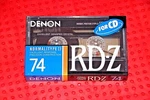 Denon Rd-z 74 1989 Japan Type I Blank Cassette Tape (1) (sealed). Fixed Price $31.49.