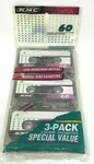 Vintage Kmc Cassette Tapes 3 Pack Sealed New 60 Minutes Low Noise High Output. Fixed Price $12.99.