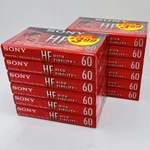 12 Sony Cassettes C-60HFL Factory Sealed High Fidelity Normal Bias. Fixed Price $12.00.