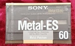 Sony Metal Es 60 Type Iv Bias Blank Cassette Tape Audio Japan. Fixed Price $95.00.
