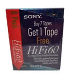 Sony Hi Fi 60 Minutes Audio Cassette Normal Bias 8 Pack Type 1 Sealed. Fixed Price $18.44.