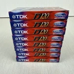 Tdk D120 Blank Audio Cassette Tapes New Sealed Lot Of 8 High Output 1ECI/TYPEI. Fixed Price $19.95.