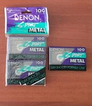 Denon Sport Metal Type Iv Blank Cassette Tape SP-M100. Fixed Price $124.91.