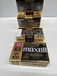Lot 13 Of Maxell Xlii 100 High Bias Type Audio Cassette Tapes Sealed Vintage. Fixed Price $139.99.