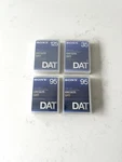 Lot Of 4 Nos Sony Pro Dat Plus Tapes PDP-125C / PDP-95C PDP-35C Sealed. Fixed Price $44.99.