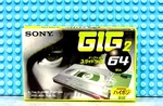 Sony Gig 2 64 1999 Japan Type Ii Blank Cassette Tape (1) (sealed). Fixed Price $23.39.
