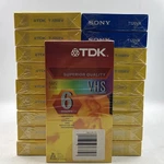 Tdk T-120RV New Sealed 17/2 Sony Superior Quality Blank Vhs Video Tapes 6 Hour. Fixed Price $55.95.