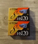Tdk 8MM High Standard HS120 Camcorder Video Cassette Tapes New Nos Lot Of. Fixed Price $14.95.
