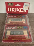 Maxell Uds Ii 90 High Bias Audio Cassette Tapes 2 Pack New Sealed. Fixed Price $29.99.