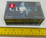 Lot Of 3 Pack Sony Cd It Pro 74 Type Ii Cassettes Tapes New Sealed Wrapped. Fixed Price $19.99.