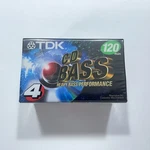 Tdk Cd Bass 4 Pack Cassette Tapes Heavy Performance 120 Minute Audio New. Fixed Price $22.50.