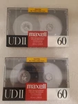 2 Maxell Ud 60 Minute Cassette Tape Type Ii. Made Japan - New. Fixed Price $29.95.