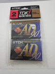 Tdk AD-90 Cassette. One Of The Best Superferrics For Position I. 2 Pack Sealed. Fixed Price $29.99.