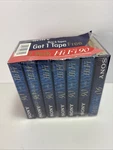 Sony Audio Cassettes High Fidelity 90 Minute Blank Recording Pack Of 7. Fixed Price $12.77.