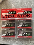 Tdk D60 Blank Cassette Tapes Iec Type Normal Position 2-2 Packs. Fixed Price $14.99.