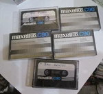 Maxell Ud C90 Used Vintage Cassettes Tapes Lot Of 5 Made Japan. Fixed Price $17.00.