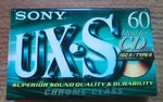 Sony Ux-s 60 Chrome Type Ii Blank Cassette Tape K7 (sealed) Nos. Fixed Price $17.90.