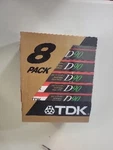 Tdk D90 Low Noise/high Output - 8 Pack Audio Cassette Tapes Sealed New. Fixed Price $22.99.