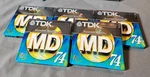 Recordable Minidisc Tdk Md 74 (5 Box) Factory Sealed. Fixed Price $40.00.