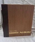 Vtg Radio Shack Realistic Tape Folding Album Case Full W/24 Cassettes. Fixed Price $35.44.