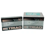 New Sealed Triad FX90 Vintage Analog Cassette Type 1 Super Ferric Audio Tape Usa. Fixed Price $45.99.