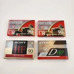 New Maxwell, Sony, Tdk Cassette Tapes Each 90 Minutes. Fixed Price $10.00.