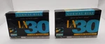 Radio Shack Ln 30 Low Noise High Output Cassette Tapes 2 Pack Lot Of New (W4). Fixed Price $6.95.