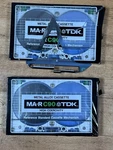 Lot Of 2 Tdk Ma-r C90 Metal Alloy Cassette Tapes Min Vtg Nos -high Coercivity. Fixed Price $320.00.