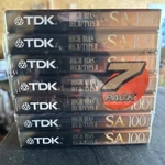 7 Tdk SA-100 Iec Ll / Type High Position Cassette Tapes New Sealed. Fixed Price $78.88.