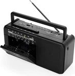 Audiobox Retro Rechargeable Bluetooth Radio And Cassette Player (black). Fixed Price $49.50.