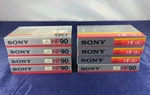 Sony HF90 ,qty. Cassette Tapes Nos New-sealed, Japan MID-80'S Era. Fixed Price $57.99.