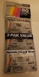 3 Pack Gemini Minute Normal Bias Audio Cassette Tapes SE60 Special Events Nib. Fixed Price $6.00.