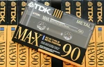 Tdk Ma-x Premium Metal Position Type Iv Blank Audio Cassette Japan 1990. Fixed Price $71.23.