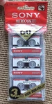 Sony 3PK Microcassette Tapes Minute High Durability 3MC-608. Fixed Price $12.99.