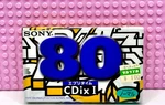 Sony Cdix-i 80 1995 Japan Type Blank Cassette Tape (1) (sealed). Fixed Price $23.99.
