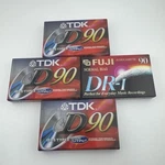 Tdk D90 And Fuji Dr-i Blank Audio Cassette Tapes 4 (sealed) New!. Fixed Price $14.25.