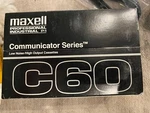 New Box 10! Maxell Pro Industrial Communicator Series C60 Audio Cassette Tapes. Fixed Price $20.00.