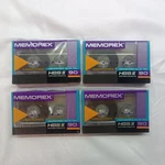 4 New Memorex Hbsii 90 Type High Bias Blank Audio Cassette Tape Made In Usa. Fixed Price $17.95.