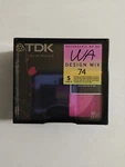 New Pack Tdk Color Mix Recordable Minidisc (md) MD-WA74MX5N. Fixed Price $129.99.