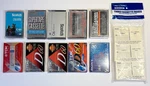 Lot Of 10 Various Cassette Tapes (5 New Blank) / Cleaner-demagnetizer +vtg Cases. Fixed Price $17.99.