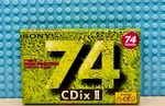 Sony Cdix-ii 74 1994 Japan Type Blank Cassette Tape (1) (sealed). Fixed Price $21.59.