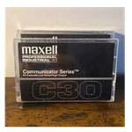 Maxell Communicator Series C30 Cassette Tape Min Recordable. Fixed Price $17.00.