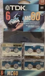 Tdk MC60 Cassettes 4 Pack Great Price!!. Fixed Price $10.99.