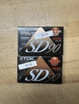 2 Tdk Sd 90 Iec Ii / Type High Position Blank Cassette Tape New Sealed CS3. Fixed Price $19.99.