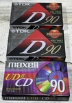 Two Tdk & One Maxwell Udii CD90 Blank Cassette Tapes Minutes. Fixed Price $11.86.