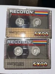 (2) Recoton Sx 90 Type I Blank Cassette Tape (sealed). Fixed Price $9.99.