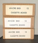 36 Lot New Vintage Blank Audio Cassette Tapes Scotch 3M Avc 90 30 Factory Box. Fixed Price $144.99.