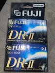 2-PACK Fuji Dr-ii High Bias 90 Minute Blank Audio Cassette Tapes New Sealed. Fixed Price $15.50.