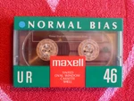 Maxell Ur 46 Minute Blank Audio Cassette Tape *new* Position Iec Type Normal. Fixed Price $9.95.